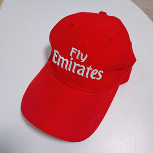 에미레이트 항공 레드 볼캡