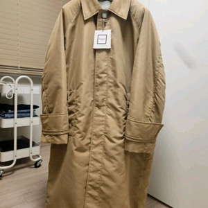 우영미 턴업 패딩코트 46(오버핏105)