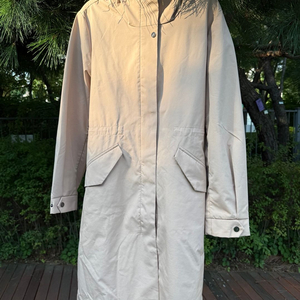 꼰떼오브 플로렌스 여성 트렌치형 후드 자켓 미개봉 새제품 택포 17000