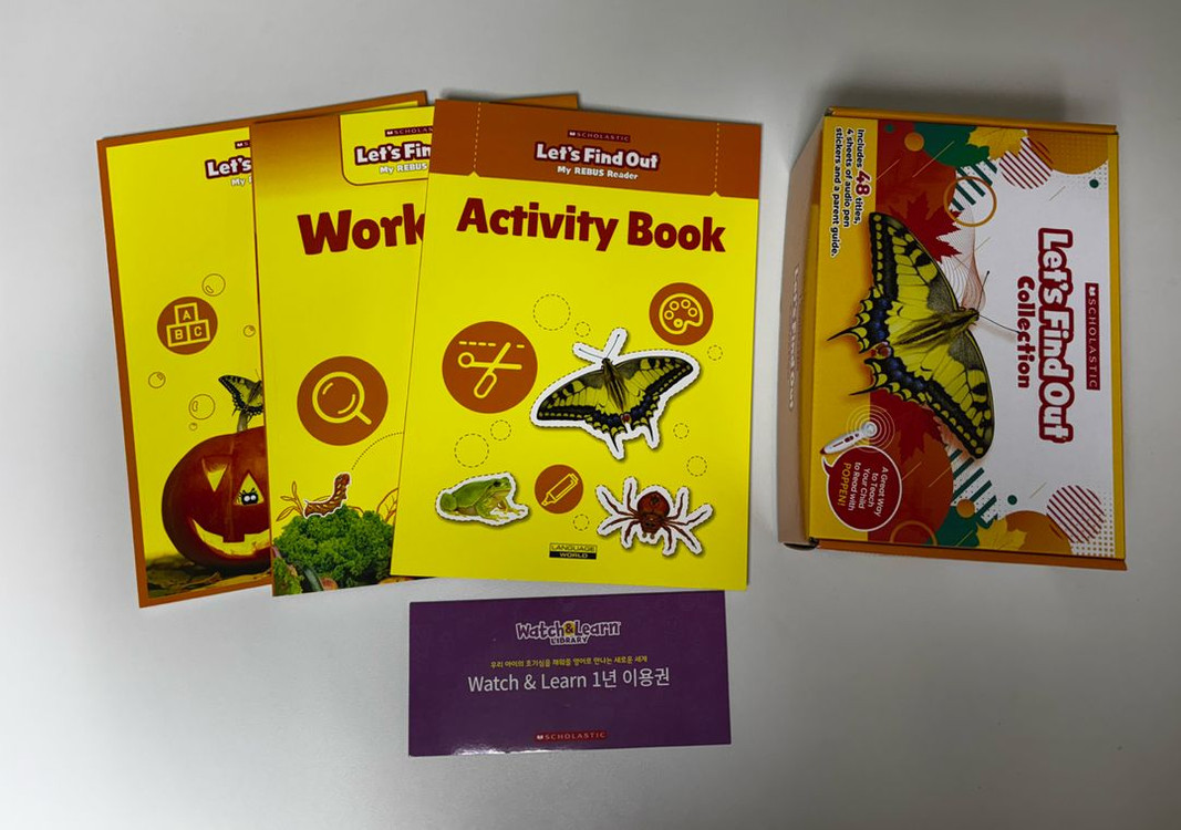 파닉스 교구 교재)블럭파닉스,파닉스히어로,파닉스큐,스콜라스틱 렛츠파인드아웃,노부영사이트워드리더스--4