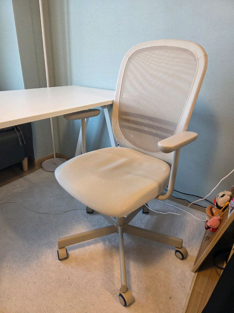 이케아 TROTTEN(트로텐) 책상 + FLINTAN(플린탄) 의자 세트 이미지