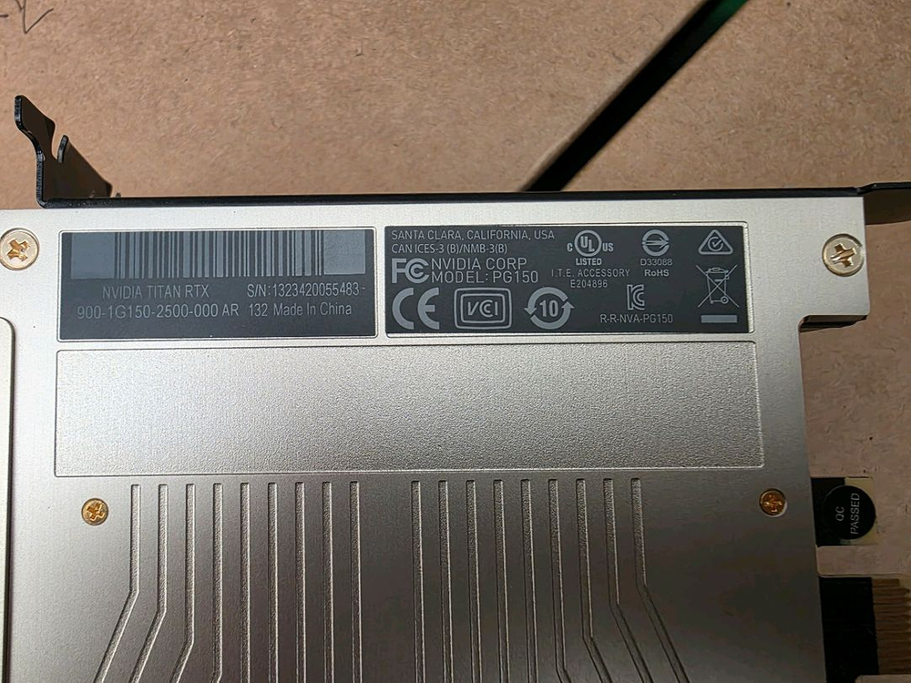 엔비디아 TITAN RTX 24GB 그래픽 카드--3