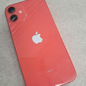 아이폰12미니 레드 128기가 배터리성능77%중고폰 공기계 최저가 알뜰폰 서브폰