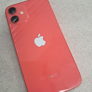 아이폰12미니 레드 128기가 배터리성능77%중고폰 공기계 최저가 알뜰폰 서브폰