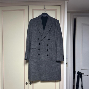 솔리드옴므 그레이 체크 더블코트 (103) 이미지