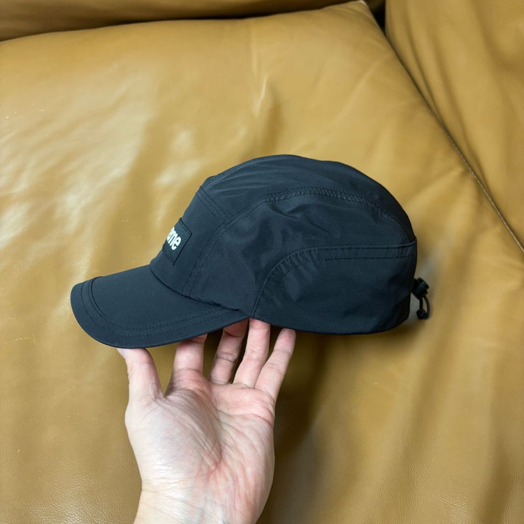 슈프림 캠프캡 모자 박스로고 22FW 고어텍스 블랙--4