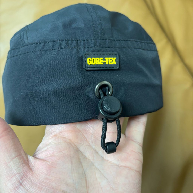 슈프림 캠프캡 모자 박스로고 22FW 고어텍스 블랙--9