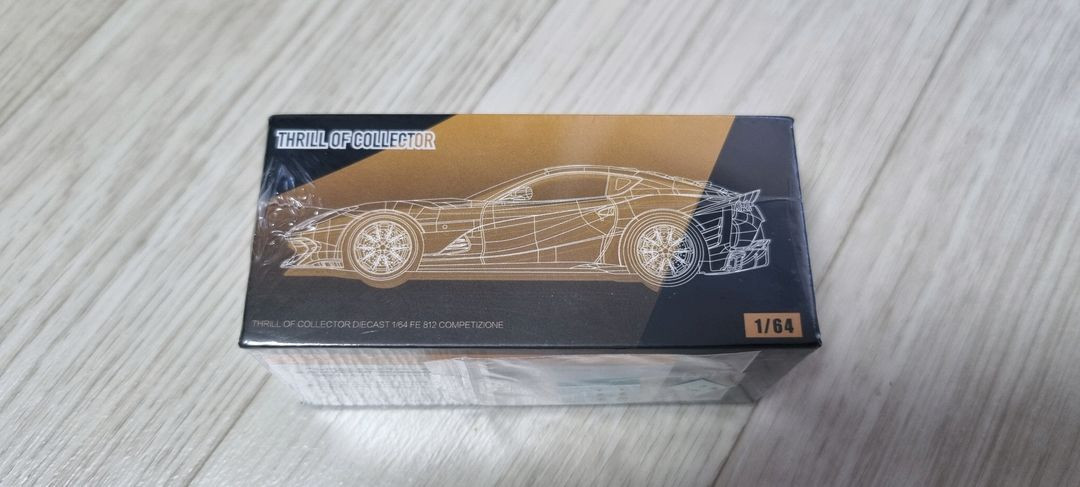 1:64 TOC 페라리 812 컴페티치오네 블루 미개봉--1