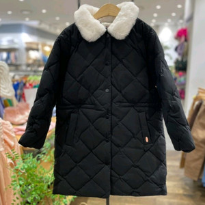 래핑차일드 여아 다운 하프 패딩 160(새상품)