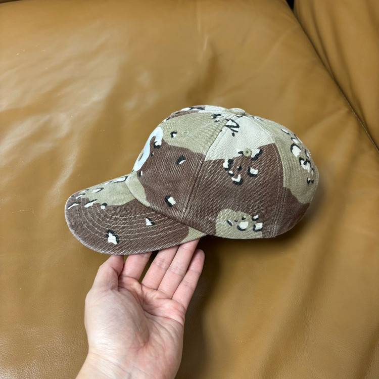 슈프림 S로고 6패널 볼캡 모자 데저트 카모--3