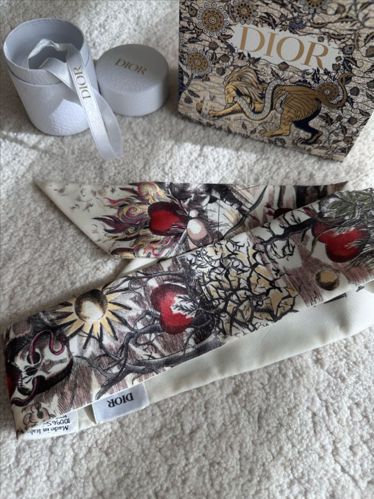 디올 미차 스카프--1