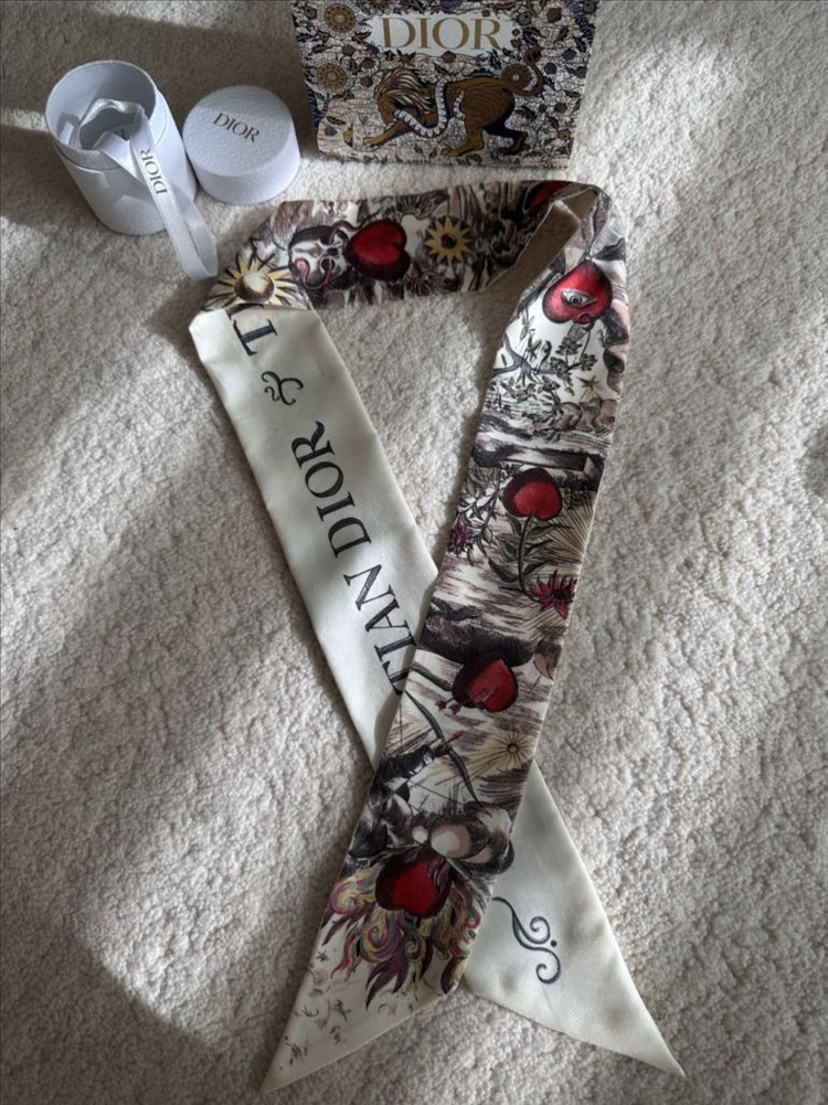 디올 미차 스카프--2