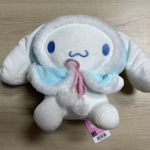 산리오 시나모롤 컬러망토 후드 중형인형