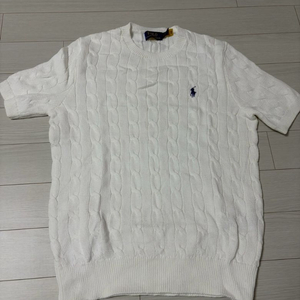 폴로 랄프로렌 케이블 니트 반팔 M