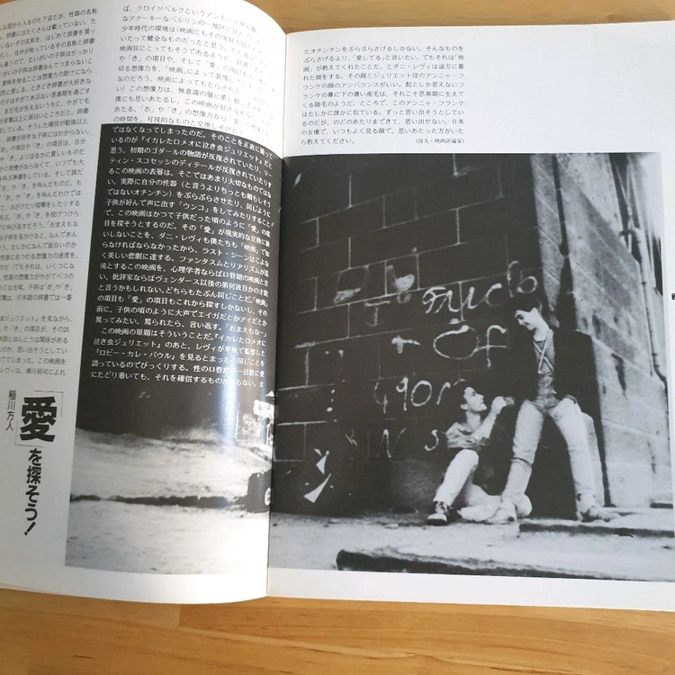 일본영화잡지 you love me too 대니레비 헬무트베르거 안야프랑케 고전영화 일본영화팜플렛 이미지