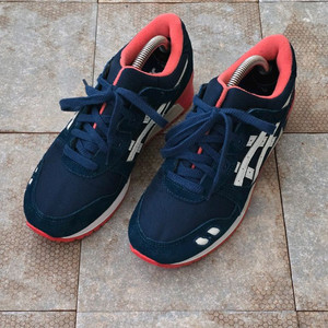 (240)아식스 젤 라이트 3 포세이돈 블루 스니커즈 운동화