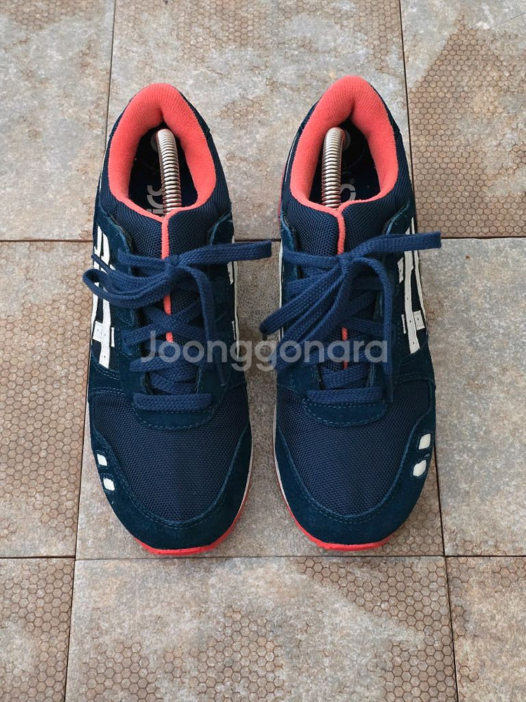 (240)아식스 젤 라이트 3 포세이돈 블루 스니커즈 운동화--1