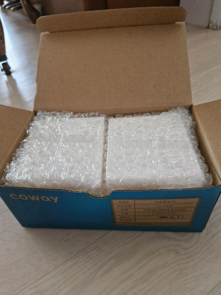 코웨이 연수기 블럭재생제 비타민겔 캡슐 이미지