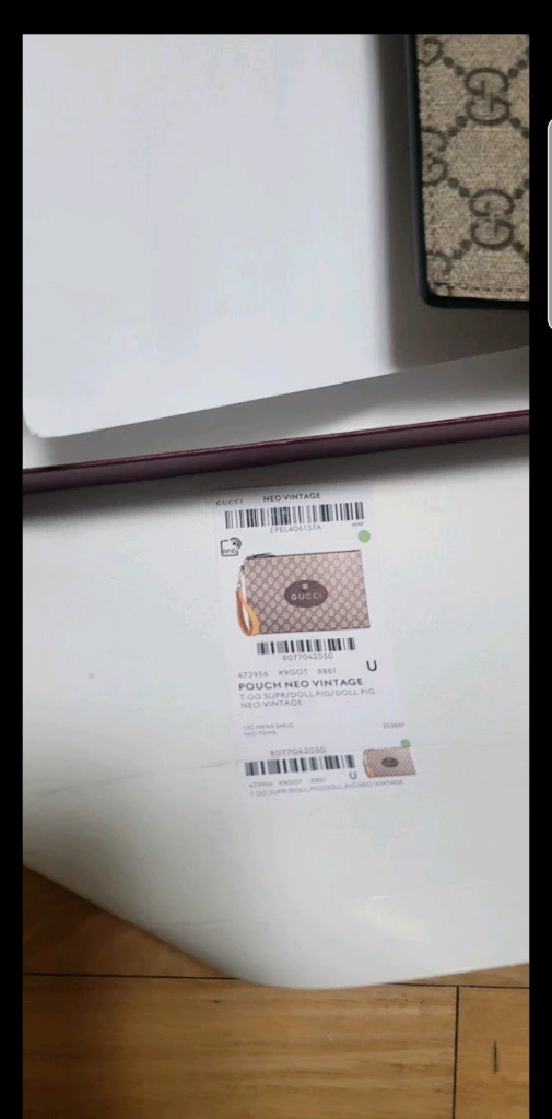 구찌 GG 남성 클러치 진품 미사용품 이미지