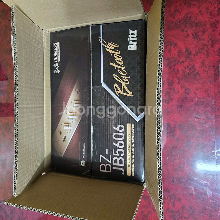 브리츠 BZ-JB5606 우드 블루투스 스피커--2