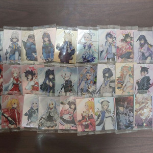 블루 아카이브 웨하스 3탄 포토카드 풀세트 이미지