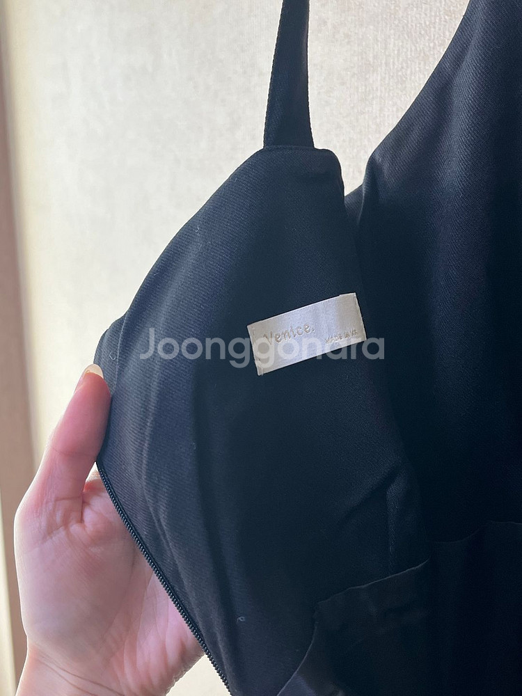 버튼 뷔스티에 롱 원피스--5