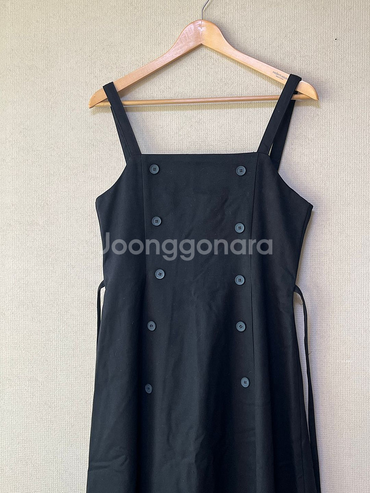 버튼 뷔스티에 롱 원피스--1