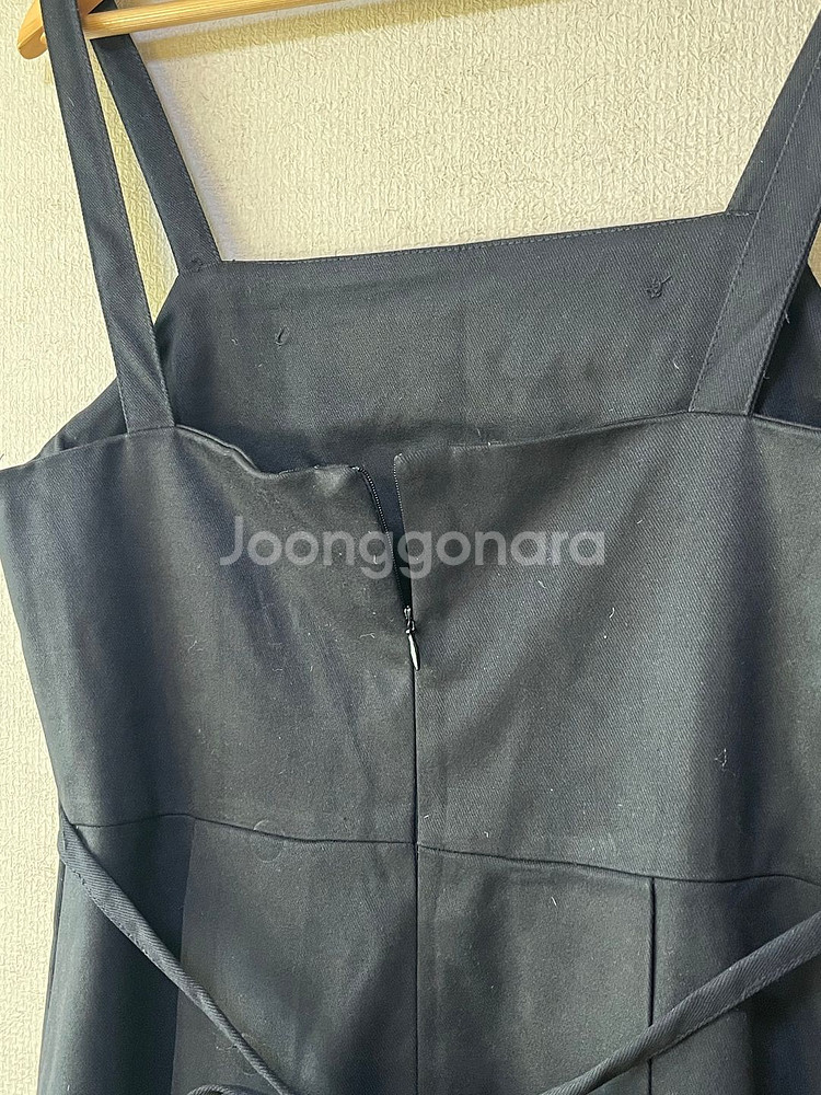 버튼 뷔스티에 롱 원피스--4