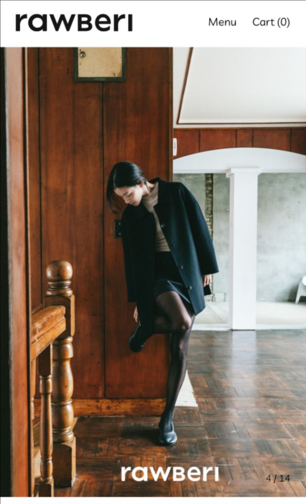 rawberi 피프틴엠 캐시미어 코트 이미지