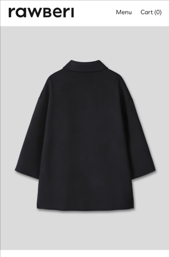 rawberi 피프틴엠 캐시미어 코트 이미지