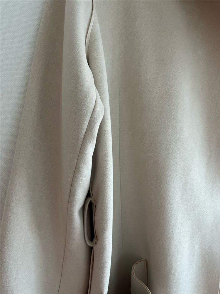 자라 후드 가디건 베이지 M--1