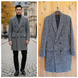 90.부클레 울 코트