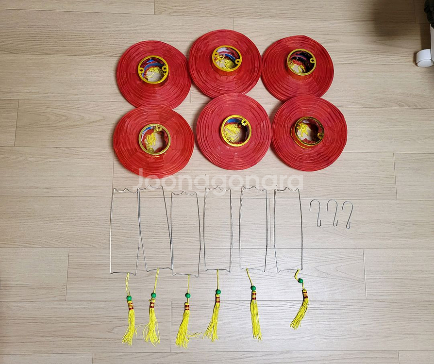 새해할인>빨간 등장식 6개 15000원--2