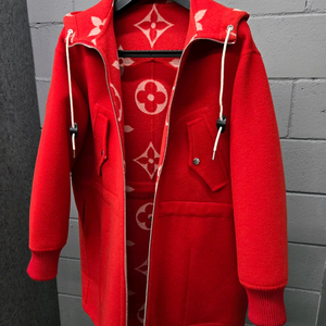 루이비통 LV 모노그램 리버서블 후드 코트