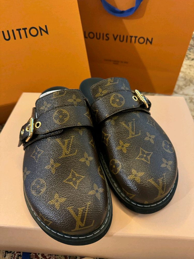 루이비통 뮬 슬리퍼 코지플랫 39 새상품 풀박스 영수증 있음 이미지