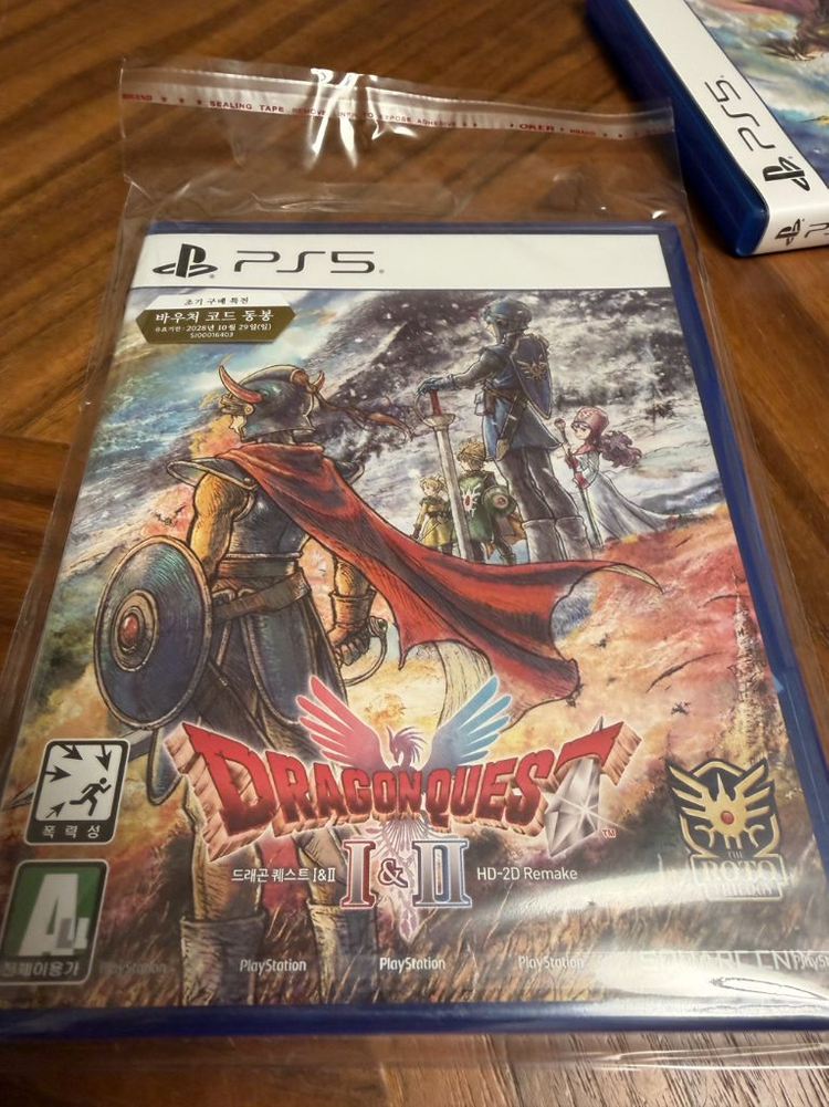 PS5 드래곤퀘스트 1&2(미개봉) 드래곤퀘스트 3 (개봉). 택포--1
