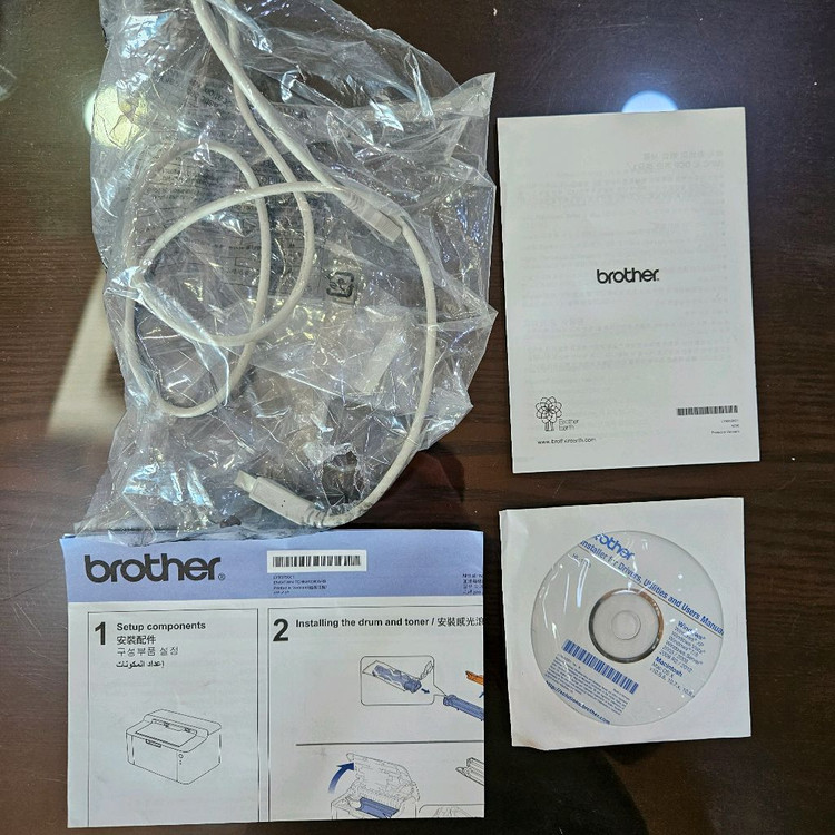 브라더 흑백 레이저 프린터--2