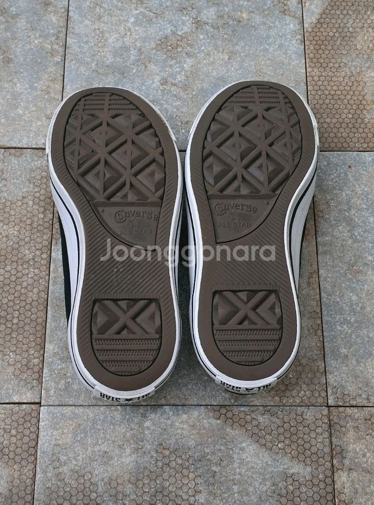 (235)컨버스 체커보드 올스타 로우 검흰 스니커즈 운동화--9