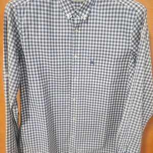 버버리 체크블루 셔츠 팝니다.