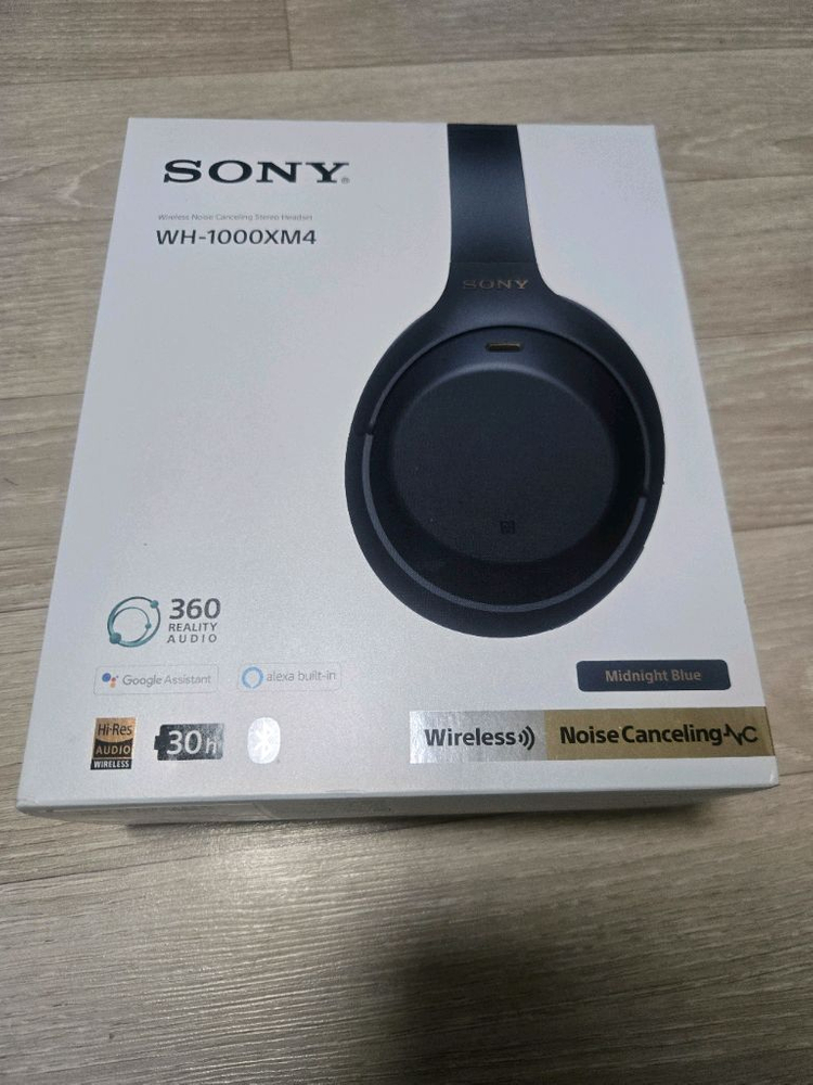 소니 헤드폰 WH-1000XM4 (미드나이트 블루) 판매합니다.--0
