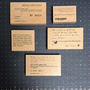 빈티지 저널 다꾸 스탬프 42종 이미지