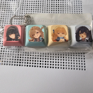 명조 gs25 LD 키캡 키링으로 마그넷 교환