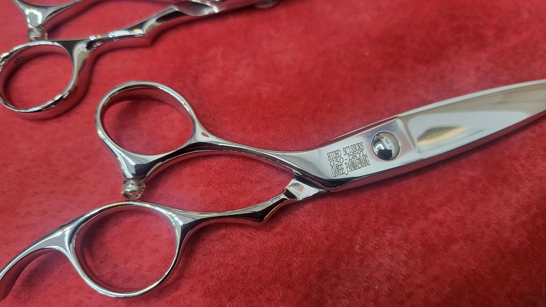 왼손 미용가위 / 5.5인치블런트/ 슬라이싱/ 1010틴닝/ 기본틴닝--3