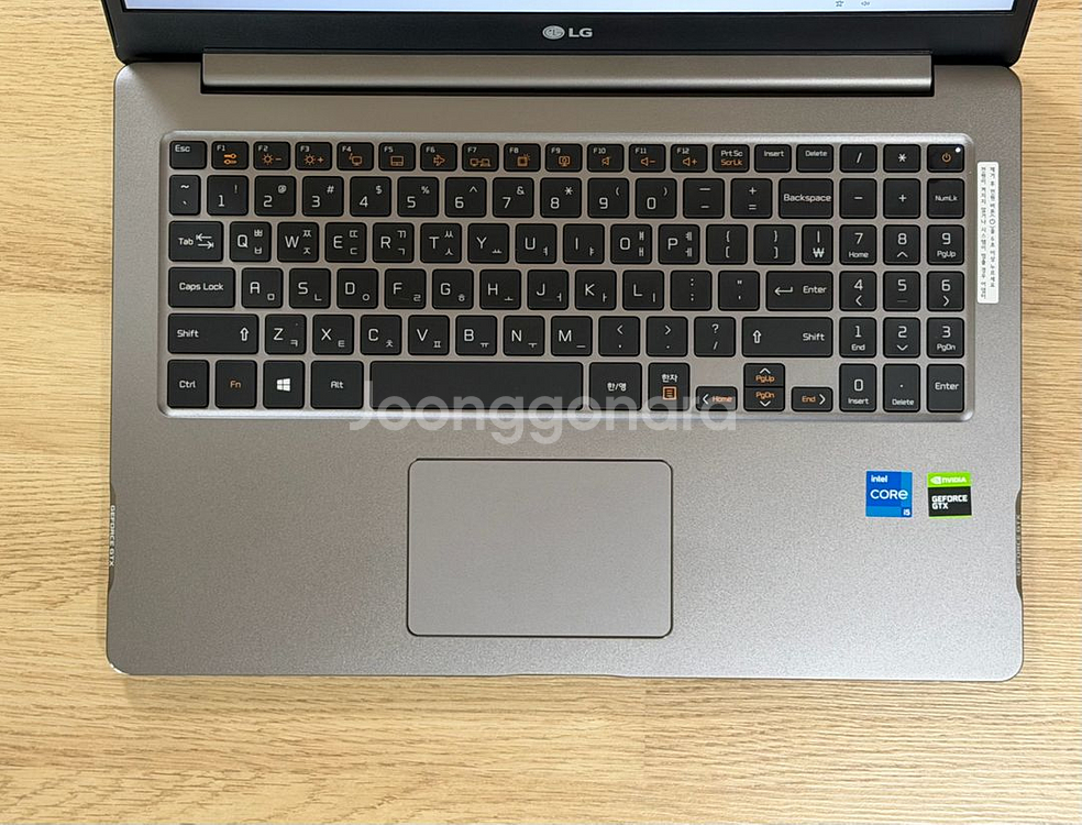 LG 울트라기어 게이밍 노트북 - i5-11세대 16GB 512GB GTX1650ti--4