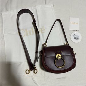 끌로에 테스백 스몰 버건디