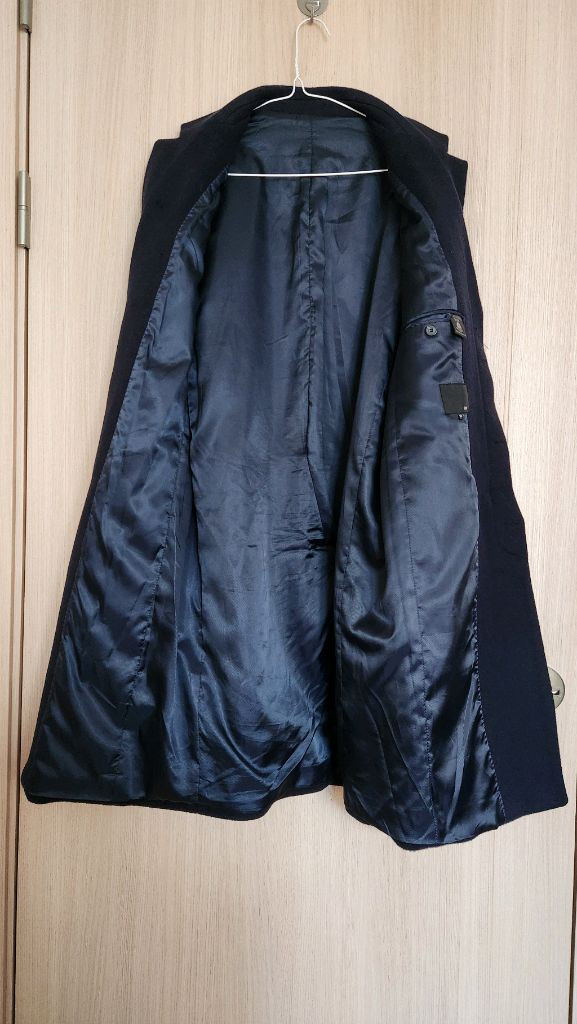 남자 네이비 울롱코트100--9