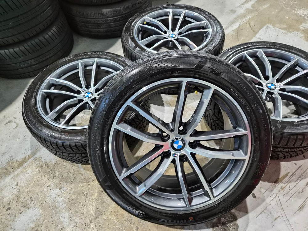 bmw g30 5시리즈 662m 18인치 순정휠 윈터타이어 판매합니다 이미지
