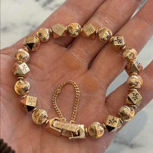 18k 염주팔찌 8.15돈 남자금팔찌 이미지