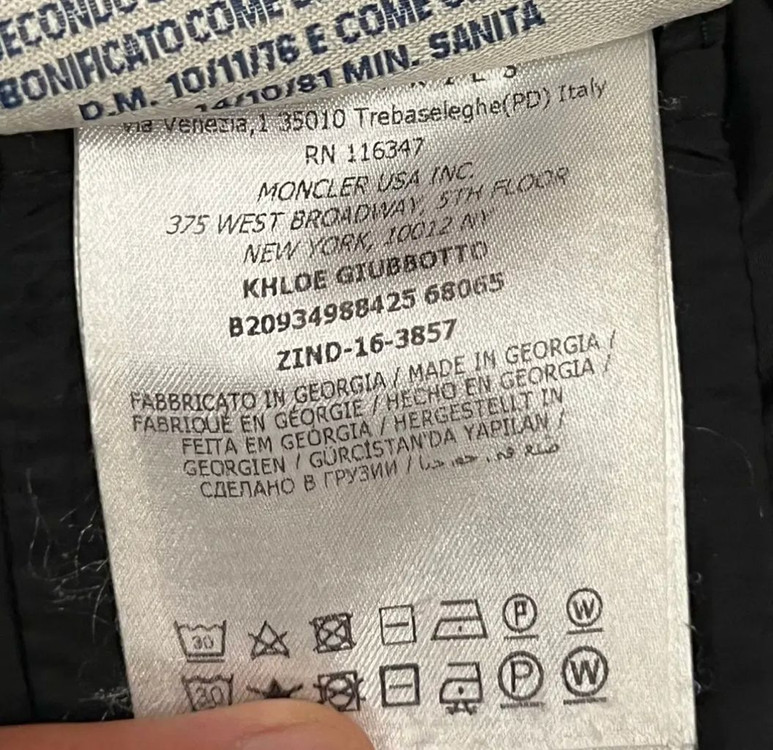[s+/정품] 몽클레어 클로에 패딩 0사이즈 팝니다 이미지