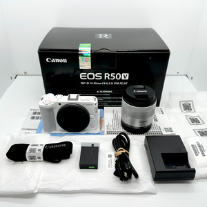 새상품 정품 캐논(Canon) EOS R50V 화이트 14-30mm KIT 미러리스 풀박스